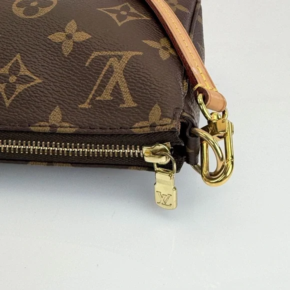 Louis Vuitton Brown Monogram Pochette Accessories Clutch Bag - Picture 8 of 16